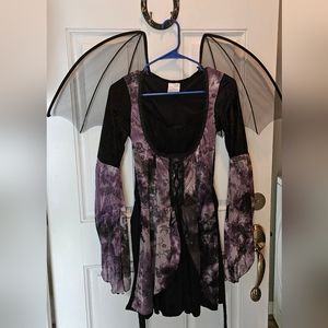 Ladies Bat costume- One size. EUC.